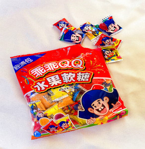 台湾采购 乖乖QQ水果软糖 综合口味/热带水果味190公克   3袋包邮