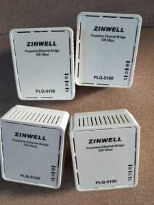 非全新Zinwell/真赫500M 电力网络侨接器 电力猫 PLQ-5100 单只