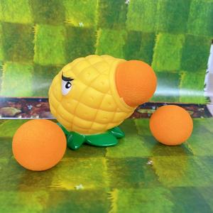 散装植物大战僵尸软胶可发射海绵炮弹旋转菠萝炮新款塑料玩具10岁