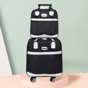 大容量手提旅行包防水拉杆包轻便短途出差旅游行李袋带轮子拖拉包