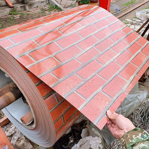 铁皮彩钢板平板围栏高强度彩涂卷防水彩钢瓦屋顶加厚防腐防锈板卷