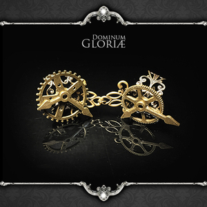 Gloria｜月光機械 复古哥特 蒸汽朋克齿轮时钟 男女通用首饰 戒指