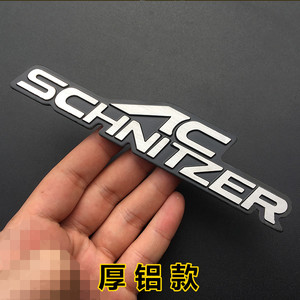 宝马改装AC SCHNITZER中网标适用于宝马车系后备箱尾标3D金属车标