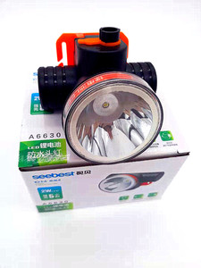 视贝LED强光头灯头戴式2W/3W/5W/15W充电锂电池电筒大功率大容量