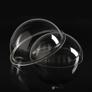 定制亚克力半球罩有机玻璃半圆球透明防尘罩食品展示空心罩灯罩
