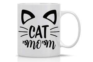 新款抖音ins网红趣味Cat Mom妈妈母亲陶瓷咖啡牛奶马克茶水杯礼物