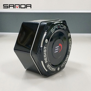 SANDA/三达SDBOX009 手表专用金属六角形铁盒子生日礼物盒礼品盒