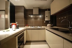 青岛定做 现代简约 开放式橱柜  厨房厨柜 订做 全屋定制家具