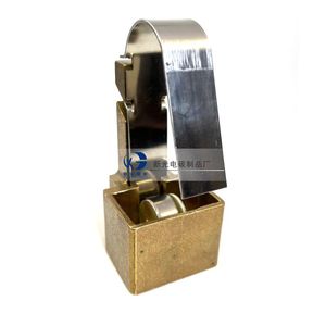 纯铜碳刷架 25*40 单圈恒压簧刷握 电机铜刷盒 电刷架