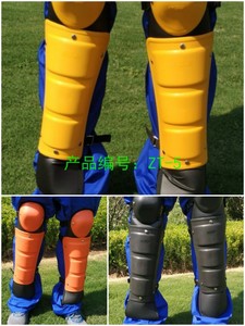 割灌机作业防护腿 园林绿化保护小腿 塑料硬壳护膝 割草劳保用品