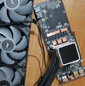 没差定制AMD显卡RX5700/XT改装一体式水冷散热器公版非公方案套件