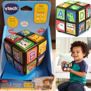 美国正品代购Vtech伟易达声光幼童魔方识物早教训练益智玩具1-3岁