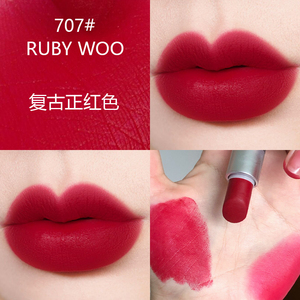 大牌正品MACERIO口红RUBY WOO蓝调复古正红色哑光显白官方旗舰