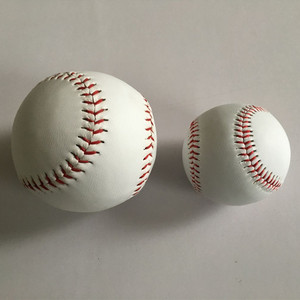 练习用软式硬式棒球垒球PVC皮软木芯橡胶芯棒垒球手工缝线球