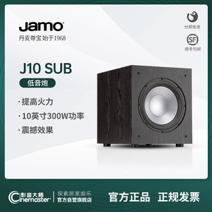JAMO丹麦尊宝J10SUB家庭影院10英寸超重低音有源低音炮 J 10 SUB
