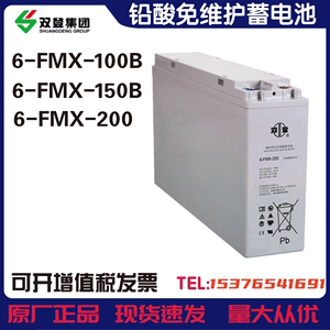 双登铅酸狭长型蓄电池6-FMX-100B/150B/200安时12V100/150/200AH