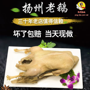 扬州盐水鹅3.8斤老鹅整只大鹅扬州特产黄珏老鹅鹅肉熟食当天现做