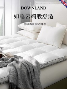 DOWNLAND鹅毛复合软垫床垫子床褥子家用单人双人四季舒适垫被褥子