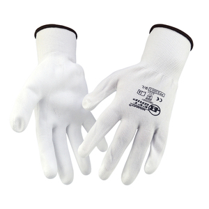 新品超薄涤纶手套涂层透气灵活舒适工厂生产户外劳务劳保防护批发