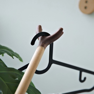 家用实木撑衣杆个性创意衣叉杆阳台挑衣杆服装店晾衣杆丫叉木棍