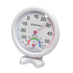 美德时气象计TH108 指针式温湿度计婴儿房温湿度计家用气象计