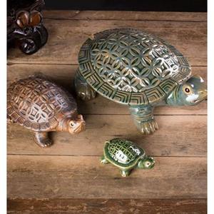 开了光的龙龟陶瓷金钱龟大号石墨龟乌龟家居装饰摆件风水假山鱼缸