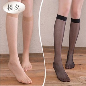 袜子女韩版中筒夏半截腿袜超薄细腻中统丝袜水晶丝透肤
