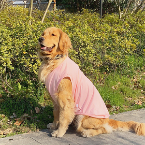 狗狗衣服背心夏季薄款金毛萨摩耶边牧夏天透气中型大型犬宠物夏装