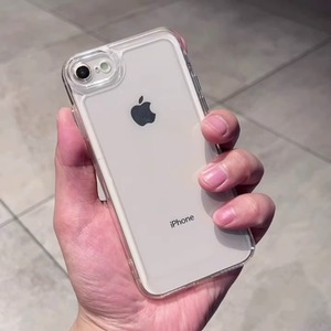 不发黄手感好高级透黑太空壳硅胶软壳适用iPhonese2二代手机壳苹果se3三代全包防摔保护套简约透明男女款情侣