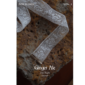 Ginger ale 进口机超细纱蕾丝choker 颈链