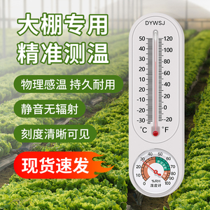 温度计室内蔬菜大棚养殖种植专用温湿度计家用干湿度表检测器监测