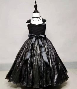 环保服装儿童时装秀创意女孩走秀手工制作半成品材料包亲子表演服