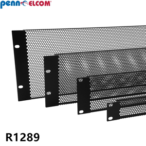 Penn Elcom1U金属面板机柜配件散热卡板钢制喷涂折扣R1289