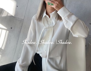 Shadow【清仓折】KIMHEKIM 长尖领长袖衬衫衬衣 设计感