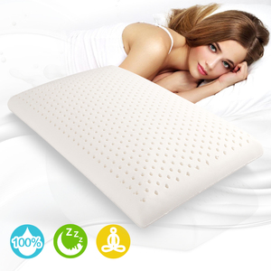 泰国天然乳胶枕头正品 平行工学乳胶枕 面包枕标准枕芯 舒适透气