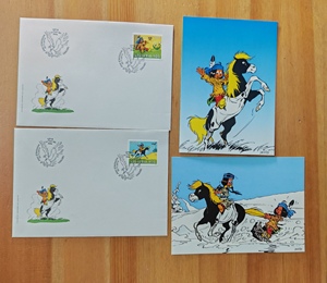 瑞士 2012欧洲 漫画 亚卡里历险记 套票首日封A+2明信片