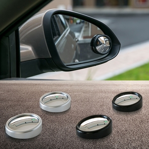 辅助的盲点后视镜反光镜广角镜倒车凹凸小圆镜子可调角度流行汽车
