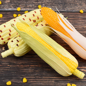 仿真玉米模型塑料假水果蔬菜玉米棒橱柜摆设装饰玩具拍照摄影道具