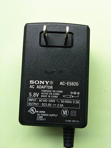 正品SONY索尼SRF-V1BT收音机蓝牙音响AC-E5820电源线适配器5.8V2A