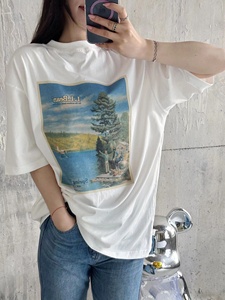 L.L.Bean短袖T恤1991 CATALOG TEE 美式复古风景印花短袖男女体恤