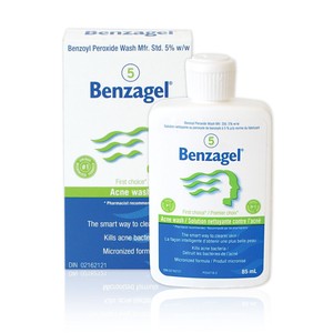 加拿大发货 Benzagel 班赛凝胶 专业青春痘洁面乳过氧化苯甲酰 5%