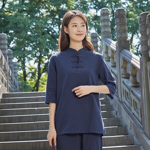 居士服女佛系棉麻 居士服女佛系棉麻品牌 价格 阿里巴巴