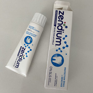 无日期有盒有内封 实际到25.10 法国产zendium釉白修护牙膏75ML