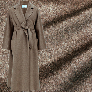 100纯山羊绒15.5umCashmere双面呢大衣面料欧美大牌高端服装布料