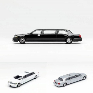 GCD 1:64 加长版林肯Lincoln美系豪车 仿真收藏合金汽车模型