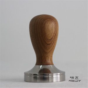 啡匠 |手工 咖啡压粉器 填压器粉锤 缅甸柚木 tamper