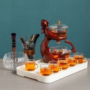 创意仕女磁吸感应出水泡茶壶懒人全自动茶具套装家用会客冲茶神器