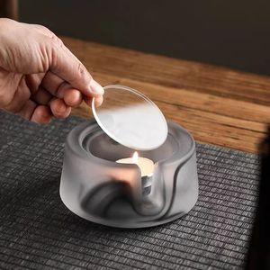 琉璃暖茶炉复古温茶底座日式家用煮茶器蜡烛保暖加热熏茶炉烧茶炉
