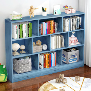儿童书架置物架客厅落地幼儿园矮书柜简易收纳柜学生卧室储物架子