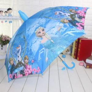 儿童卡通冰雪奇缘雨具美人鱼艾莎白雪爱莎公主雨伞折叠可爱女童